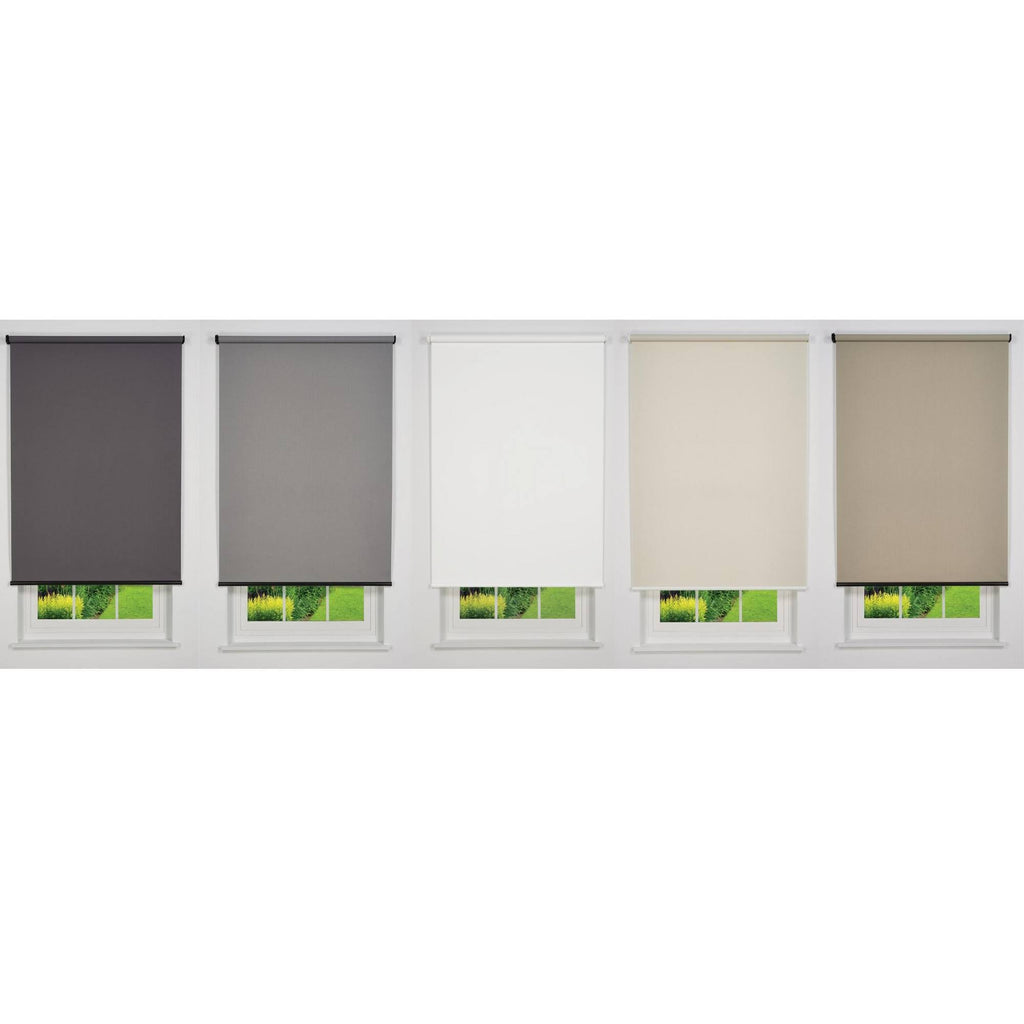 Dark Grey Cordless Blackout Roller Shade J7466