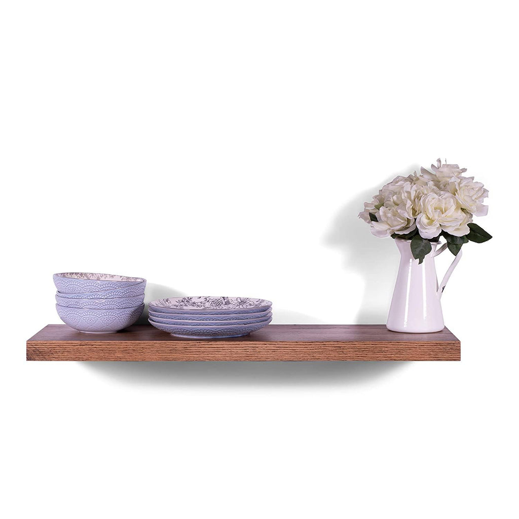 Solid Oak Wood Floating Shelf W210322