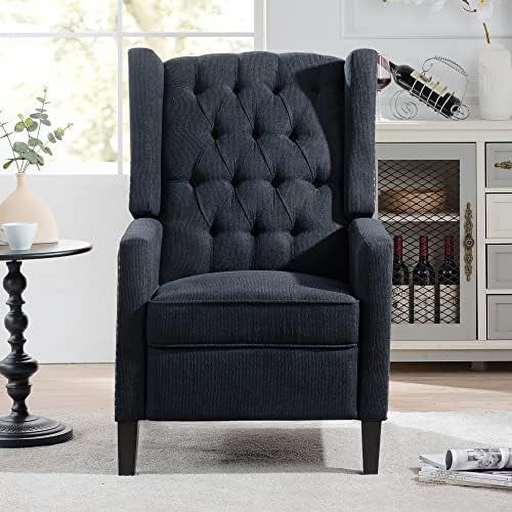Recliner Chair with Wing Back Upholstered Lounge Sofa Chair K28689