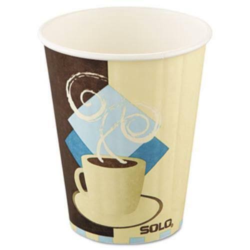 Beige Paper Insulated Hot Cup - 12 oz - 600/Carton X992432
