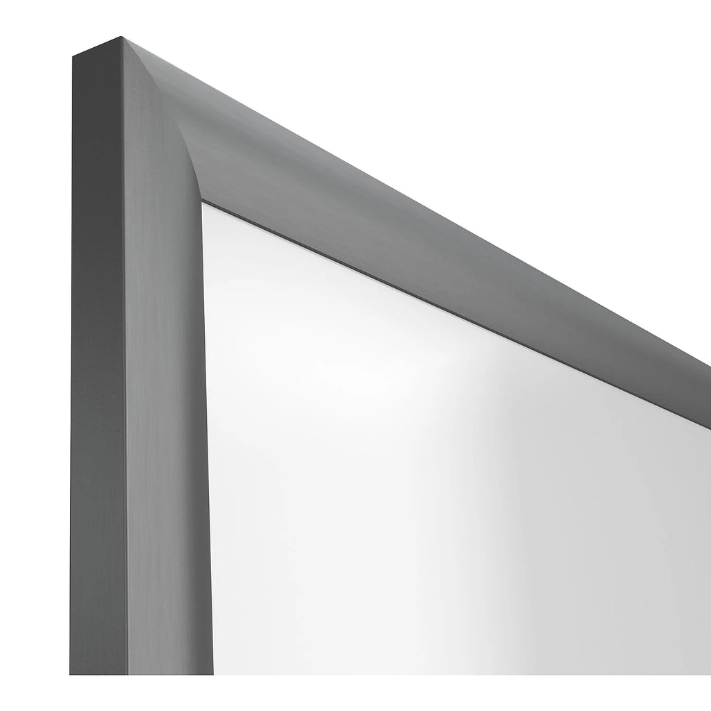Magnetic Porcelain Dry Erase Board Gunmetal Frame 4' x 3' V900