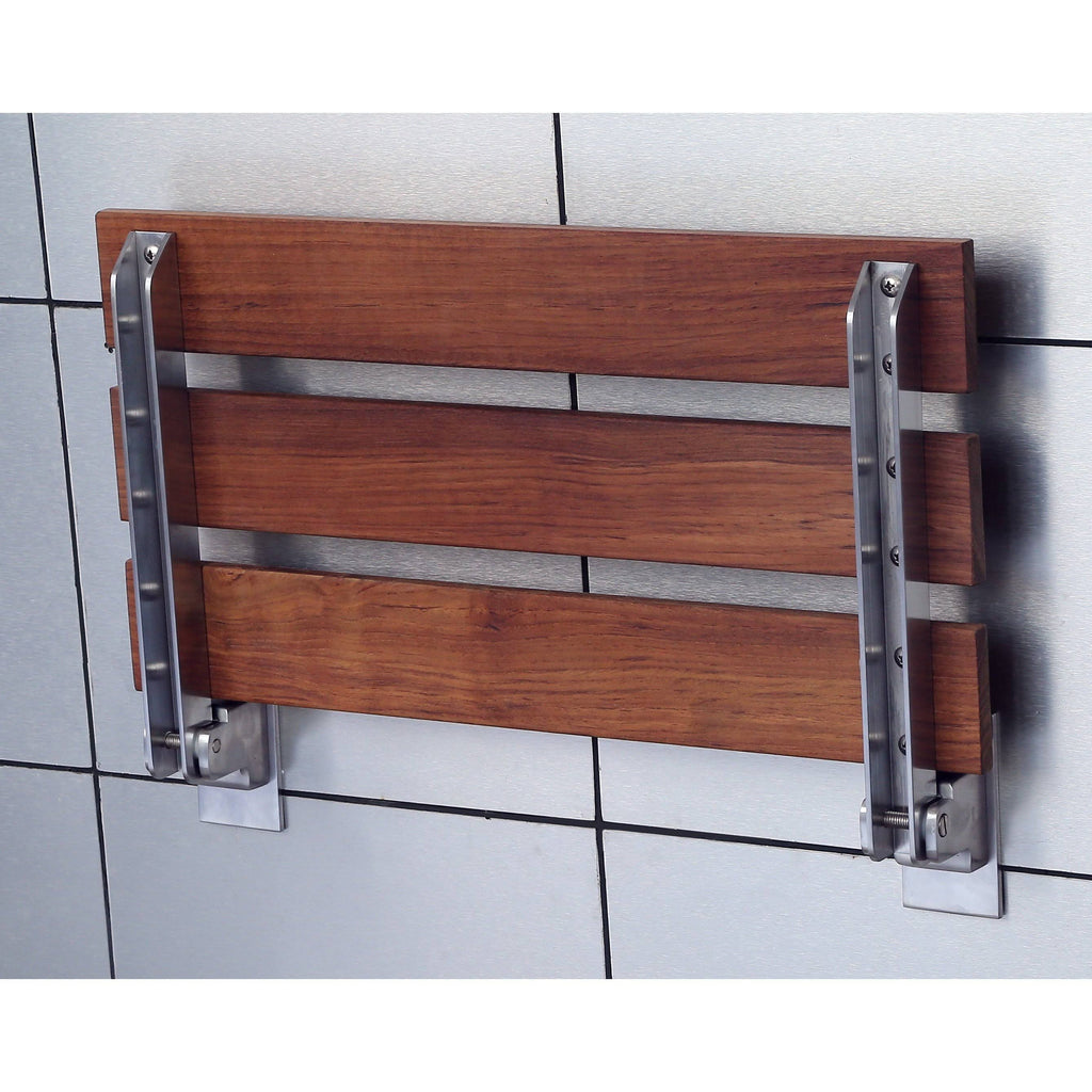 Teak Wall Mounted Shower Seat J141
