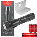Dual Fuel LED Tactical Flashlight with 2 Extra CR123 C7771