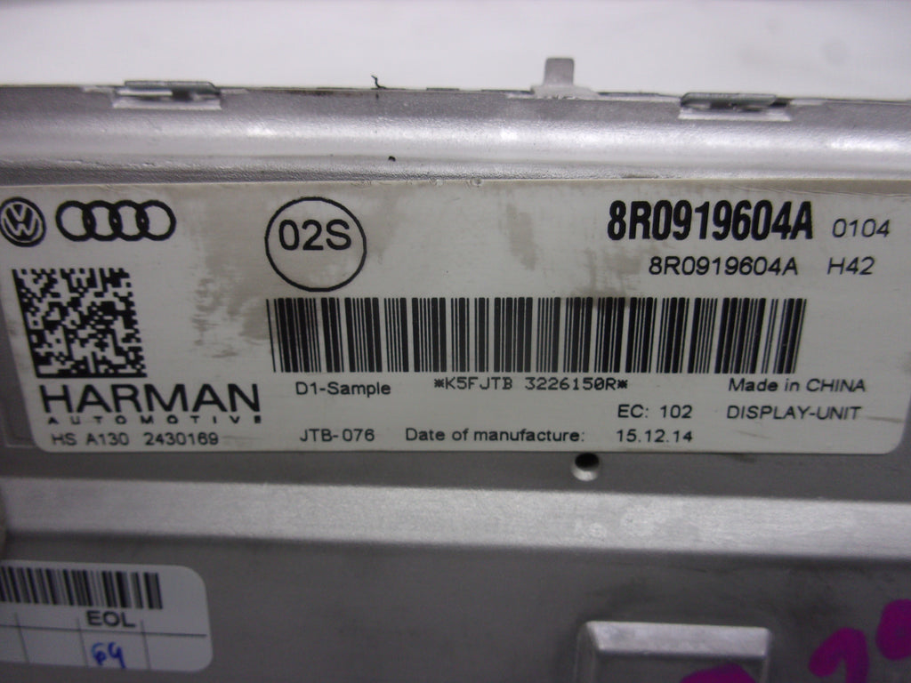 Pre-Owned Audi Q5 Information Display Screen G26445