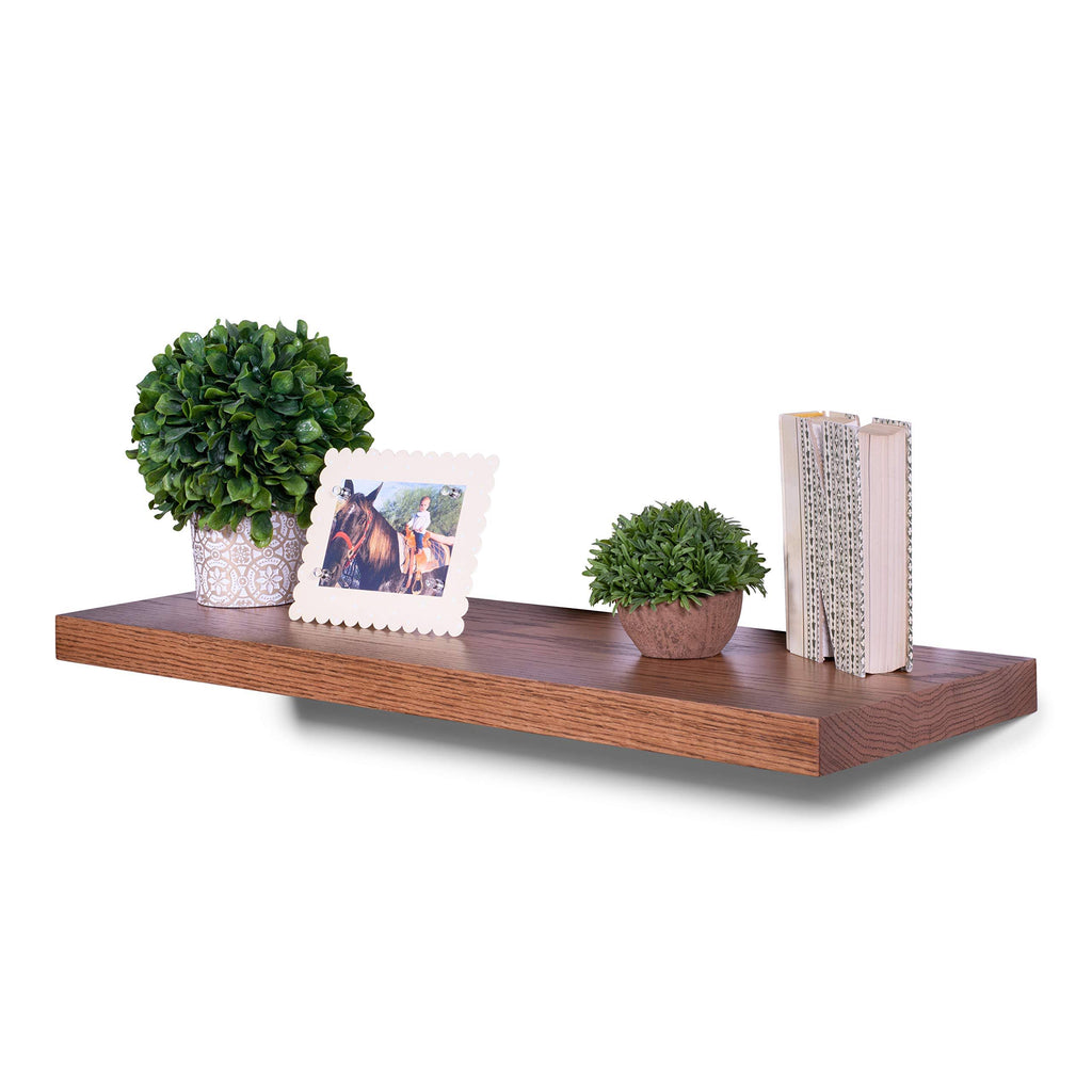 Solid Oak Wood Floating Shelf W210322