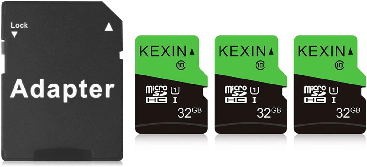 64GB Micro SD Card Class 10 U3 MicroSDXC UHS-I C10 Memory Card 3 Pack M4002