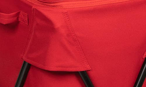 Red Camping Cooler with Stand B360803