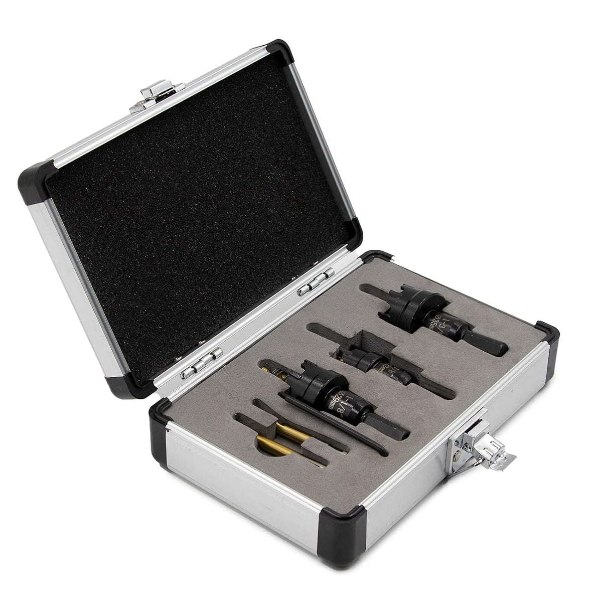 3Pcs Tungsten Carbide Tipped Hole Saw Kit with Storage Case T52089