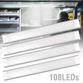 4pc RV Car Interior Led Ceiling Lights Strip Bar Boat Camper Trailer 10W Bright White X259
