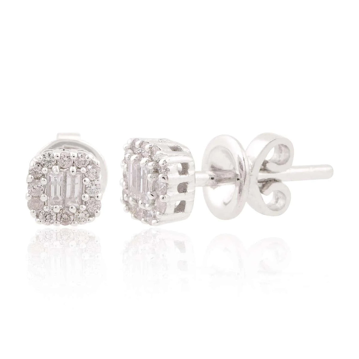 0.22 Ct. Diamond Stud Earrings H274