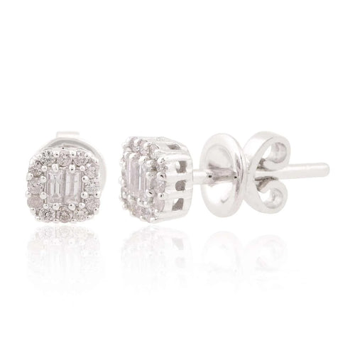 0.22 Ct. Diamond Stud Earrings H274