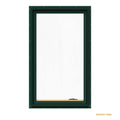 24.75 in. x 48.75 in. Green Painted Clad Wood Casement Window with Mesh Screen K342