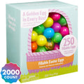 Multi-Colored Plastic Easter Eggs, 2,000 Count L823837