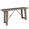 Weathered Gray Reclaimed Pine Console Table V17233