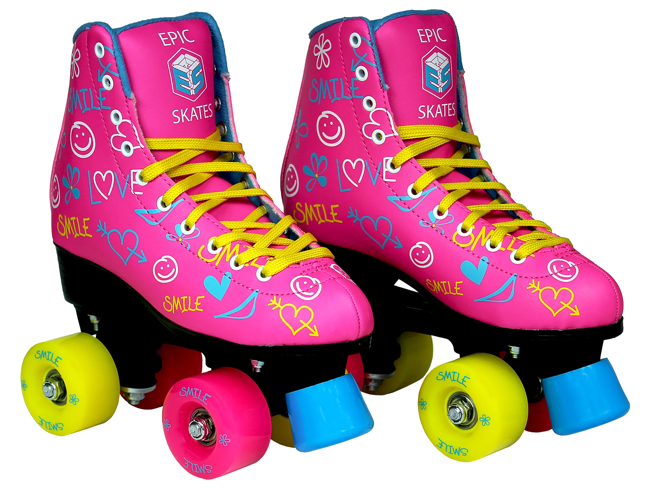 Blush Quad Roller Skates - Size 8 U87081