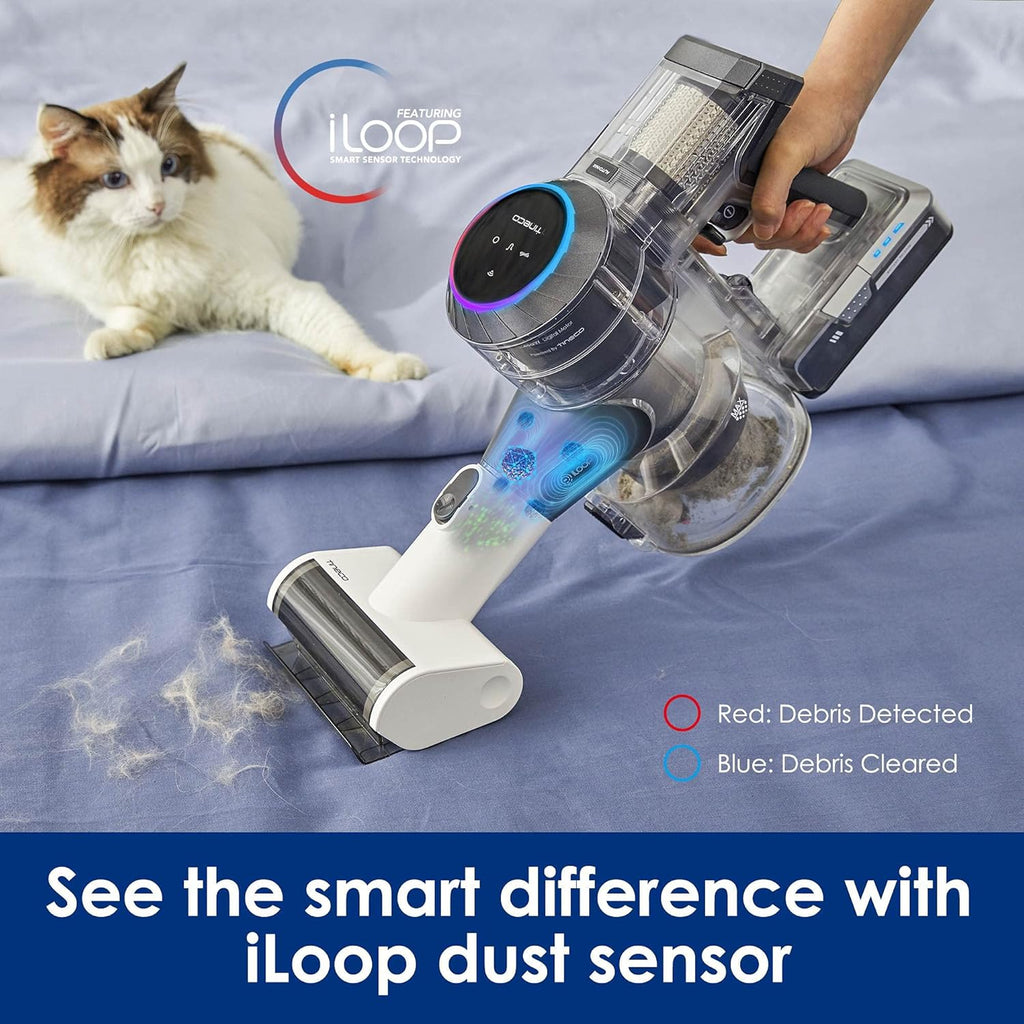 Smart Cordless Stick Vacuum Cleaner with LED Power Brush C3533