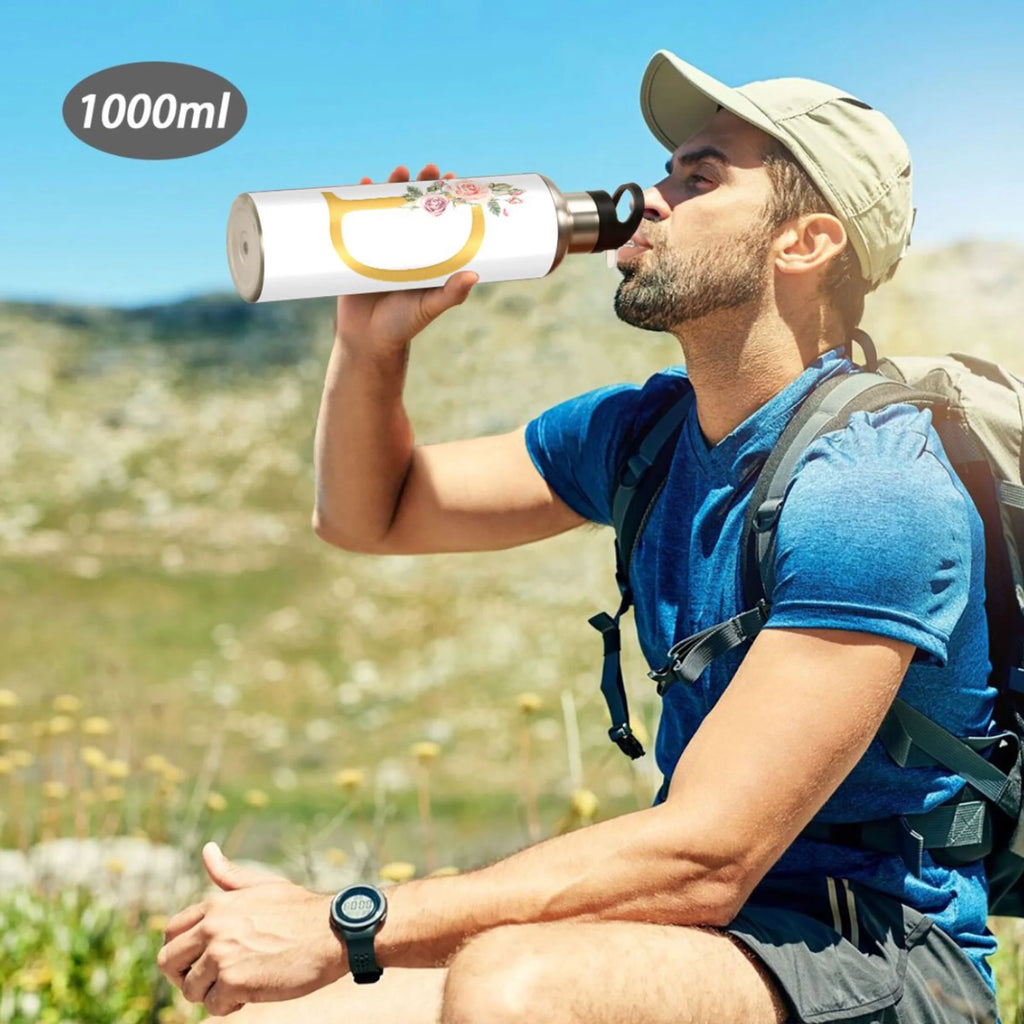 Stainless Steel Insulated Water Bottle with Straw Lid P185