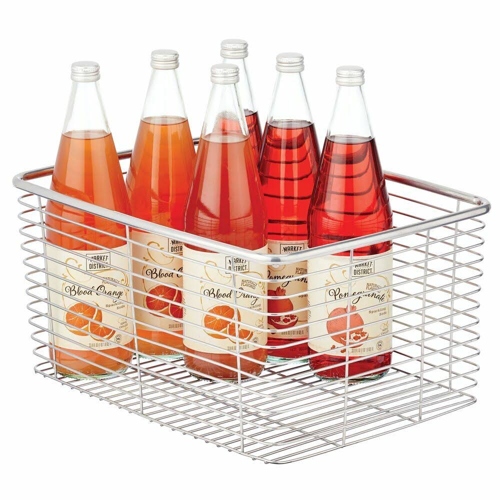Metal Wire Kitchen Pantry Storage Organizer Bin M841