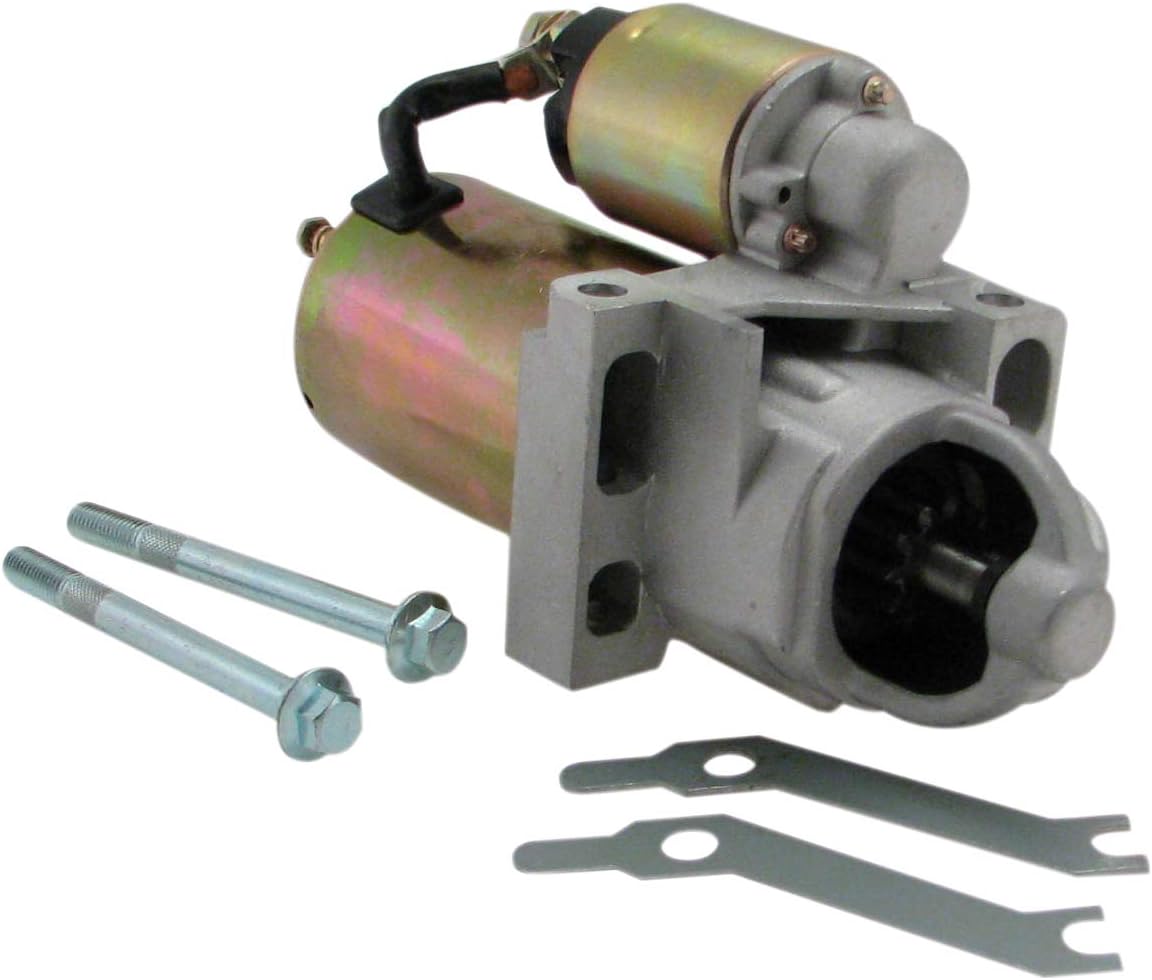 Mini Starter 1.7KW 3HP 168 Tooth Gear Reduction 10 lbs Includes Mounting Hardware Pack of 2 R679794