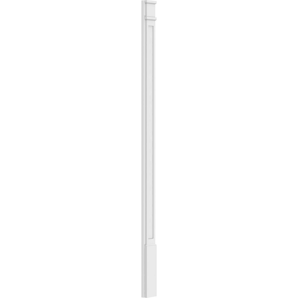 Flat Panel PVC Pilaster with Capital and Base (Pair) R738