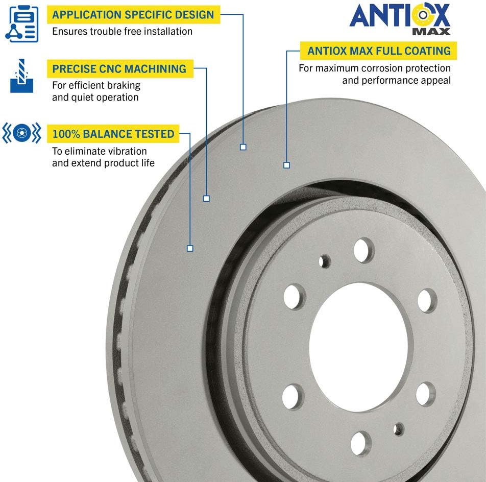 Front Brake Rotor Pack of 2 W111