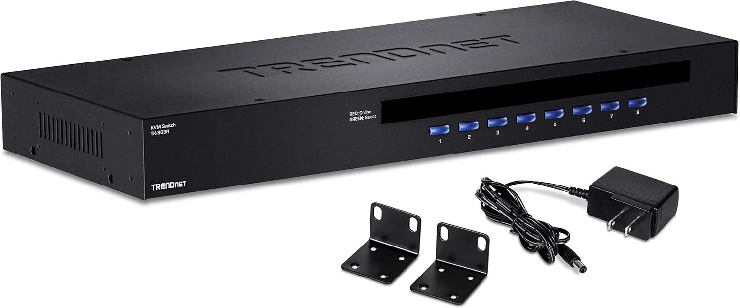 8-Port Rack Mount KVM Switch M865770