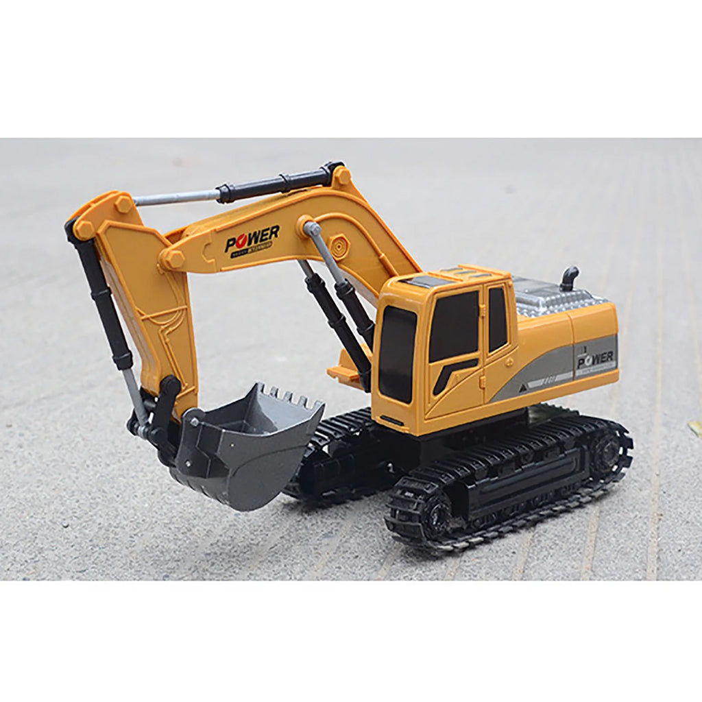 Mini Rc Excavator 1:24 Alloy Plastic Engineering Car Toys C778536
