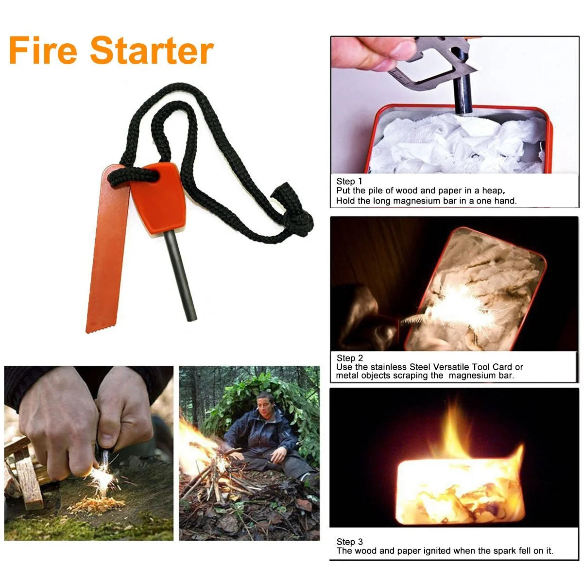 Survival Kit Outdoor Emergency Gear Kit T73560