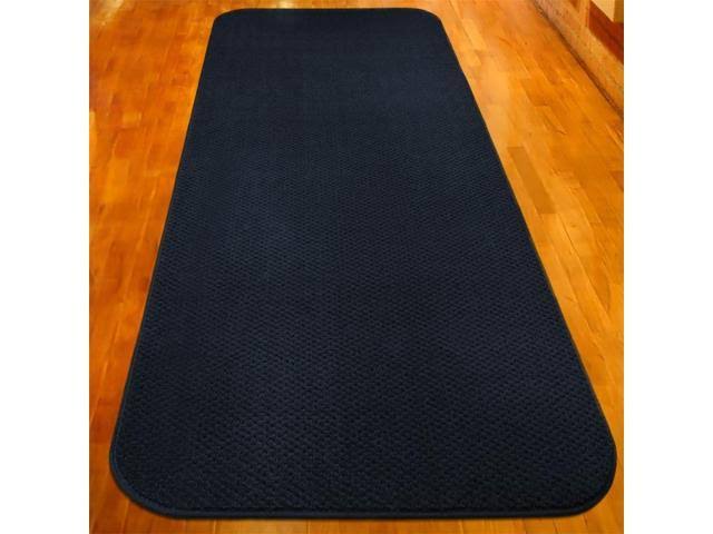 Navy Blue Skid-Resistant Carpet Runner 16 ft. x 27 in. Z7525