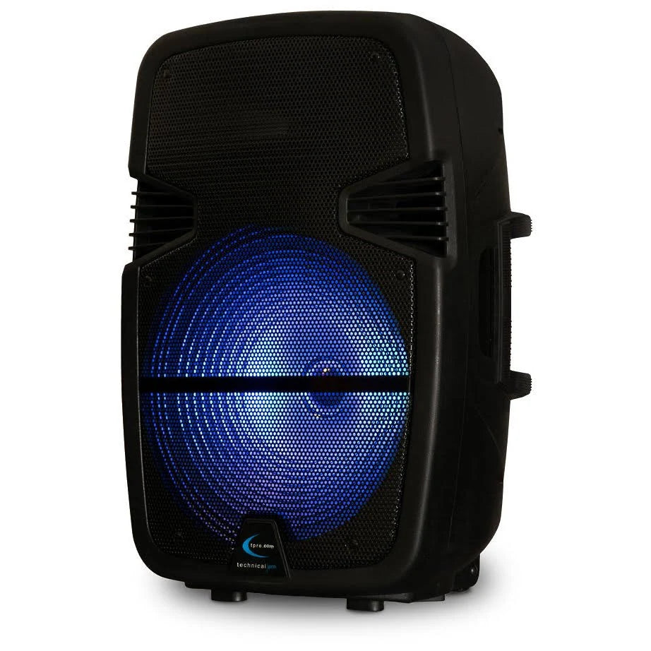 Rechargeable Wireless Loudspeaker Package with Tripod, Microphone, and Cable N694