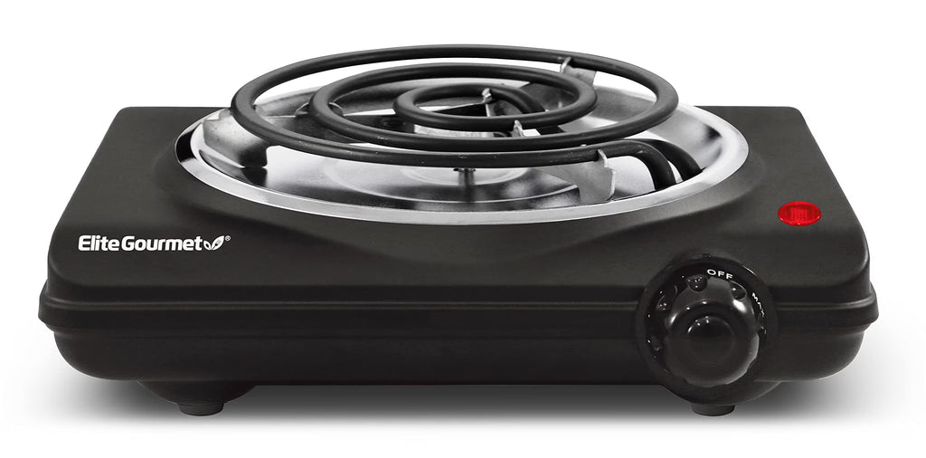Black Countertop Single Burner Electric Hot Plate V631733
