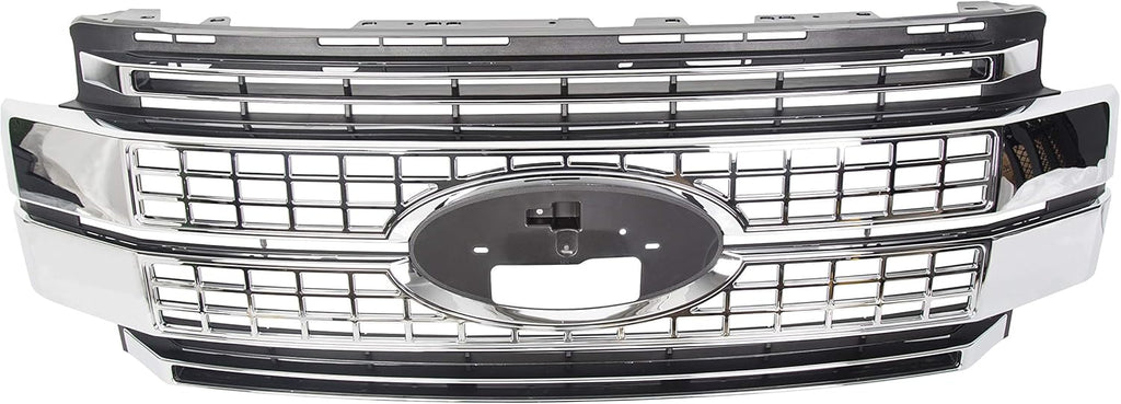Satin Aluminum Platinum Grille Grill F920863