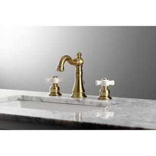 Matte Black Widespread Bathroom Faucet C5897