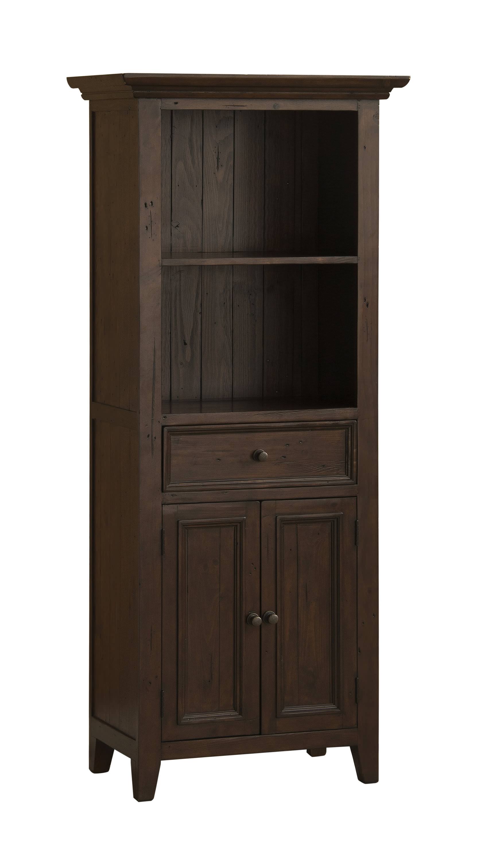 Open Top Display Cabinet Mahogany F8383