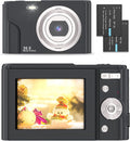 Pink Compact Digital Camera 1080P 36.0 Mega Pixels 16X Digital Zoom, 2 Batteries, Pack of 2 R90848