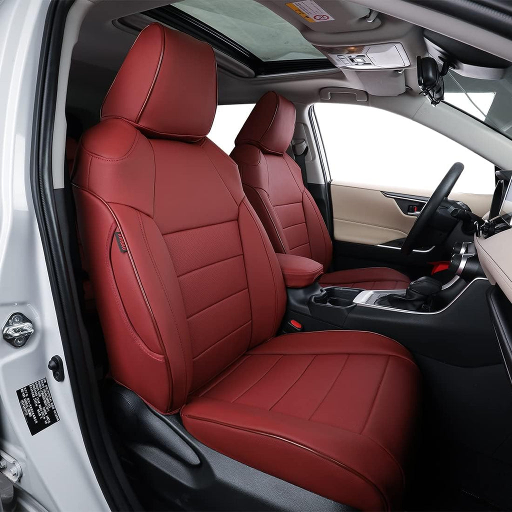 Beige Leatherette Car Seat Covers for Toyota Corolla Cross F244381