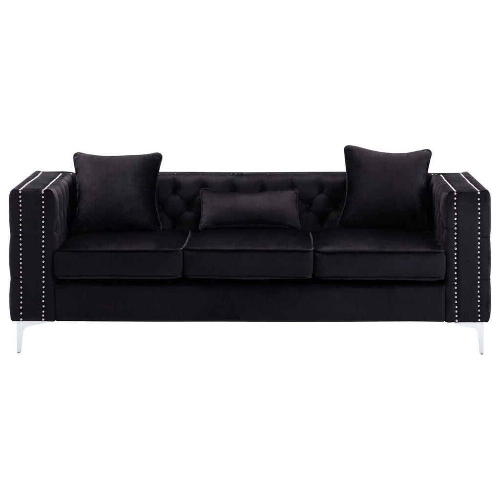 Nordic Haven Velvet Sofa C96258
