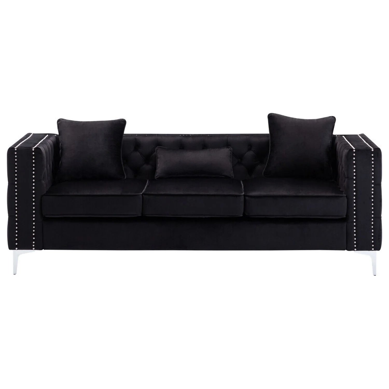 Nordic Haven Velvet Sofa C96258
