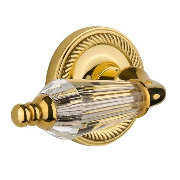 Polished Brass Passage Parlor Lever P866
