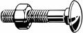 Carriage Bolt, Steel, M6-1.00, PK1000 M770