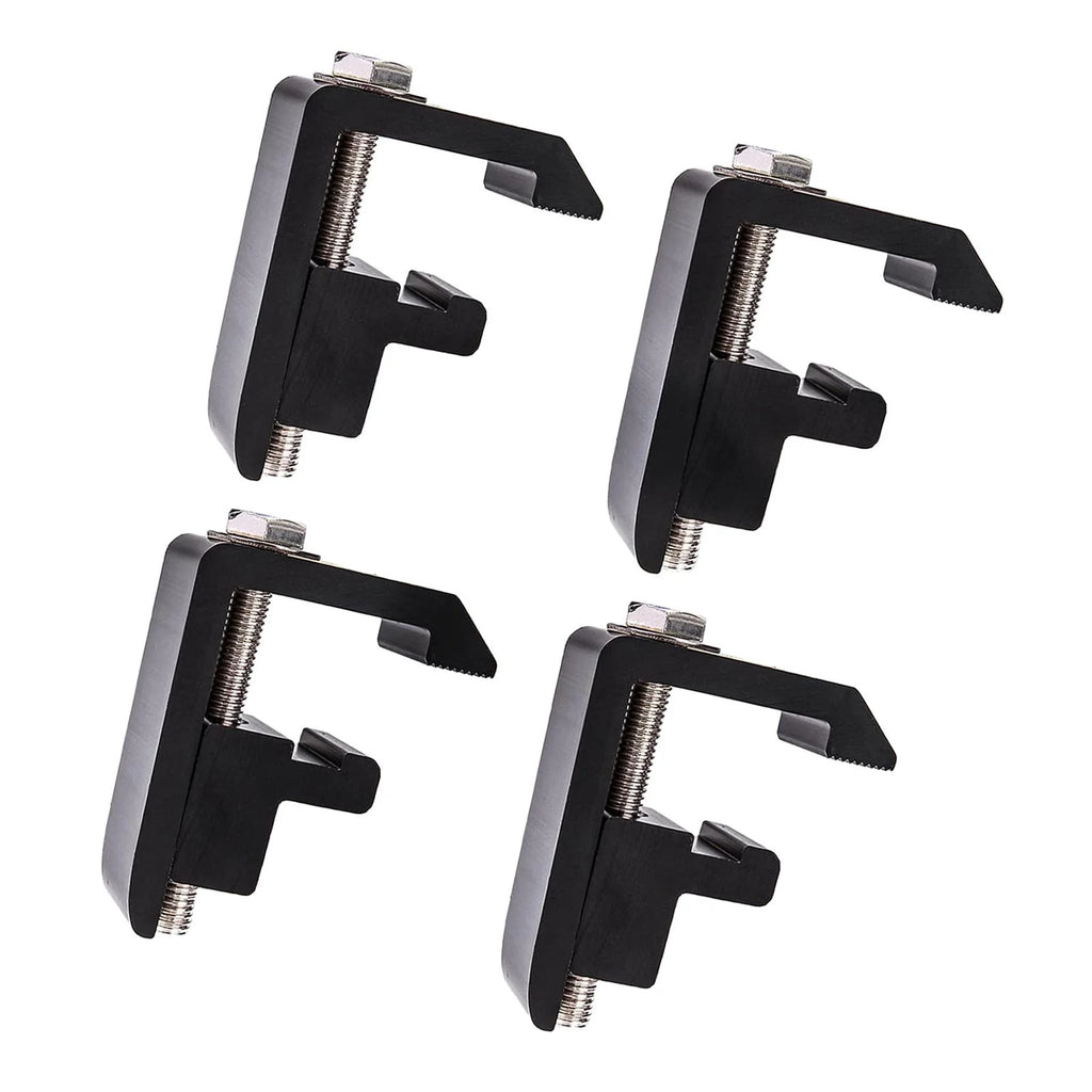 4 Pieces Water Resistant Metal Mounting Clamps for Camper Shell I9900