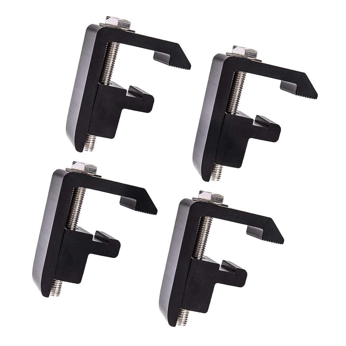 4 Pieces Water Resistant Metal Mounting Clamps for Camper Shell I9900