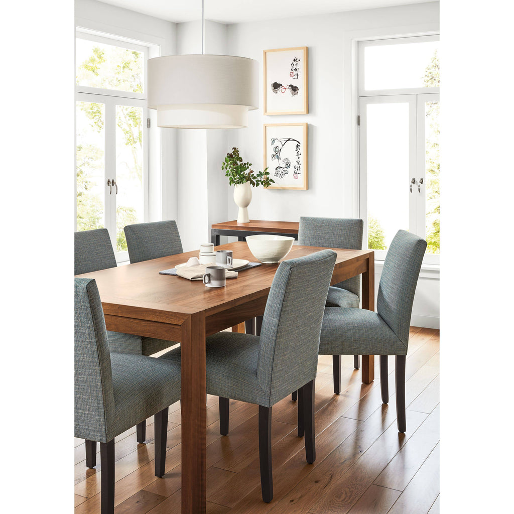 Modern Side Chair in Flint Cement Grey Fabric M656054
