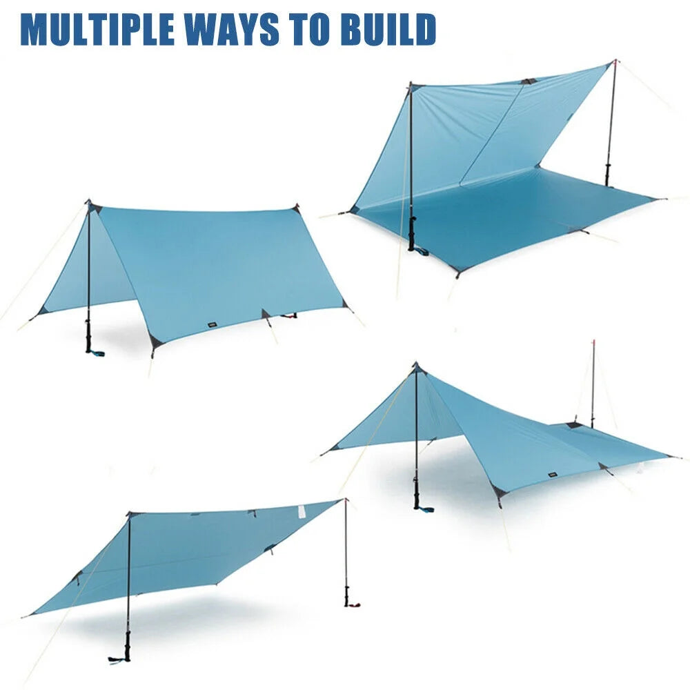 10' x 10' Green Square Sun Shade Sail Canopy F277592