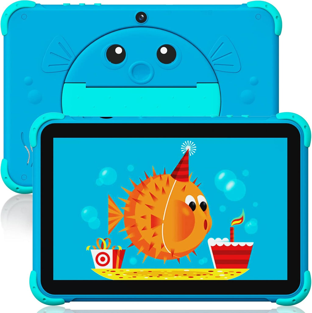 Kids Tablet 10 inch WiFi Android 11.0 2GB 32GB 1280x800 HD IPS Touchscreen Blue E5254
