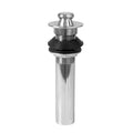 Polished Nickel PVD Lift & Turn Lavatory Drain Without Overflow Holes I1478