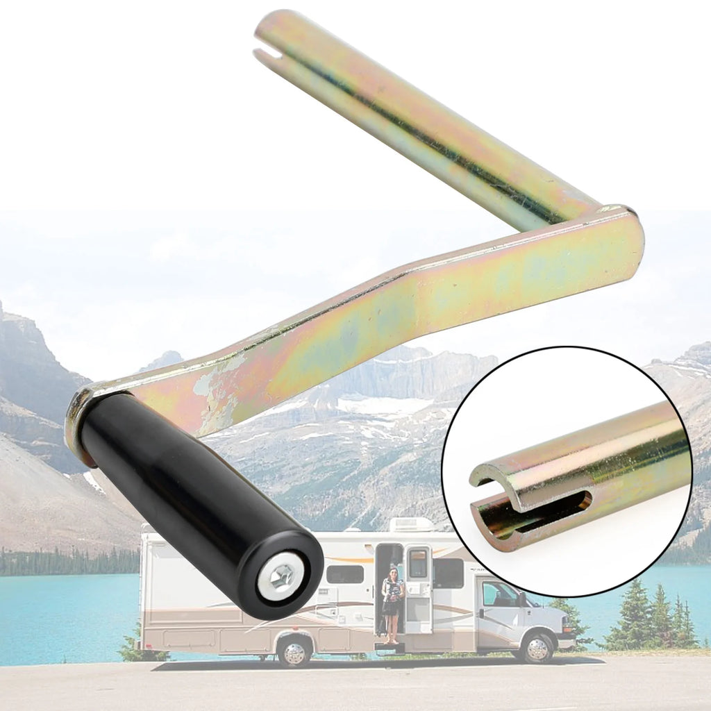 Round Mouth Crank Handle for RV Camper Tent H58927