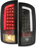 LED Taillight Pair Clear Lens Black Housing K30306