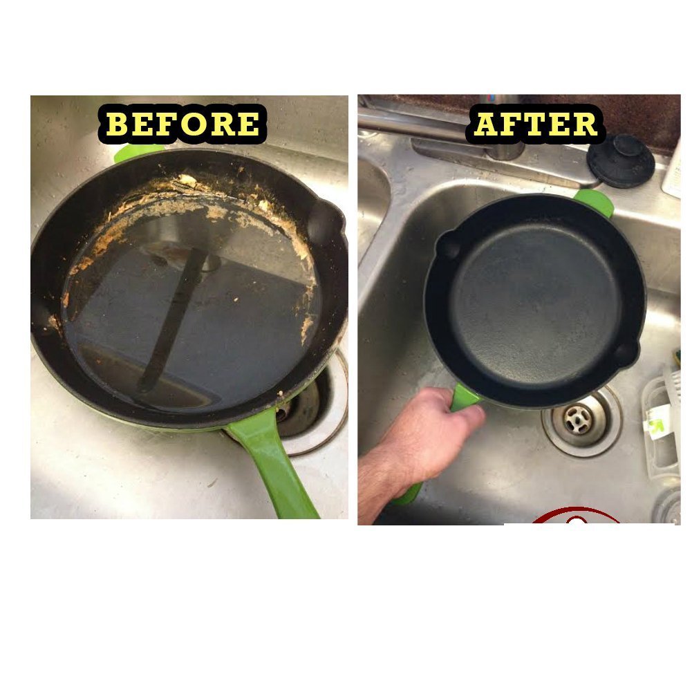 Stainless Steel Cast Iron Cleaner, 8x6 inch Z1081