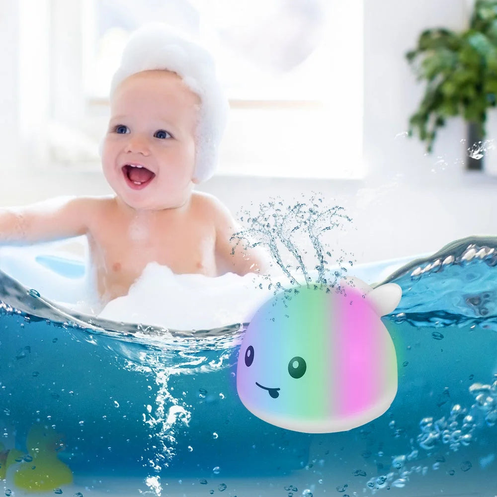 White Whale Bath Toy with LED Light S41315